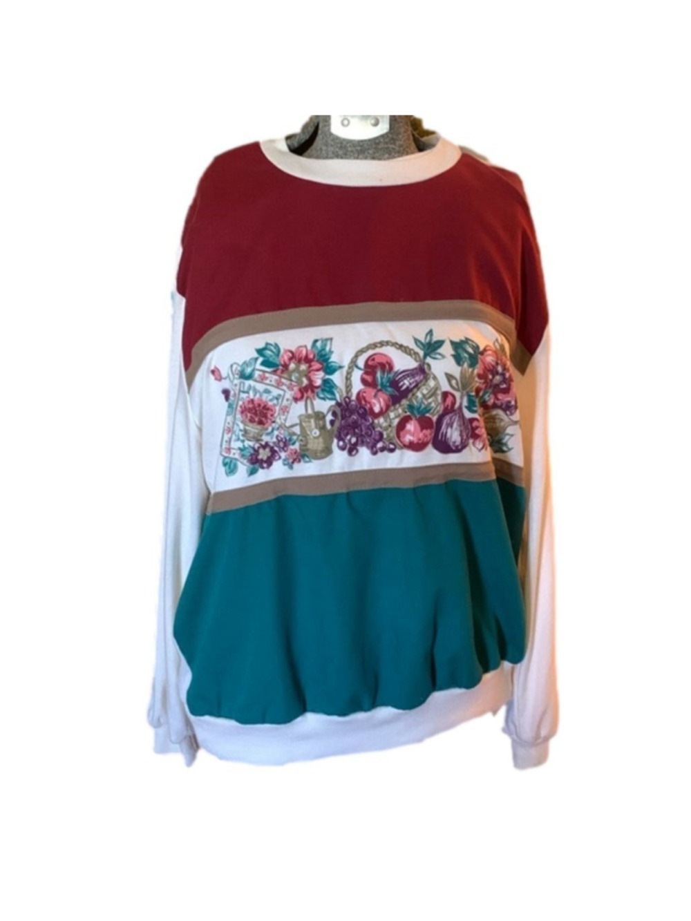 Womens Cape Cod long sleeve graphic lightweight sweatshirt large